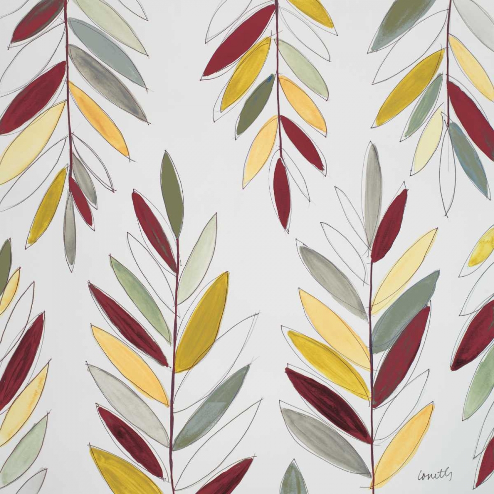 Kesa Leaves in Purple art print by Lanie Loreth for $57.95 CAD