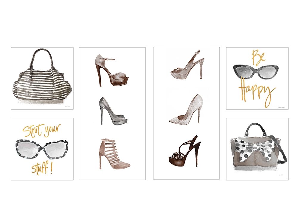 Decorative Fashion art print by Lanie Loreth for $57.95 CAD