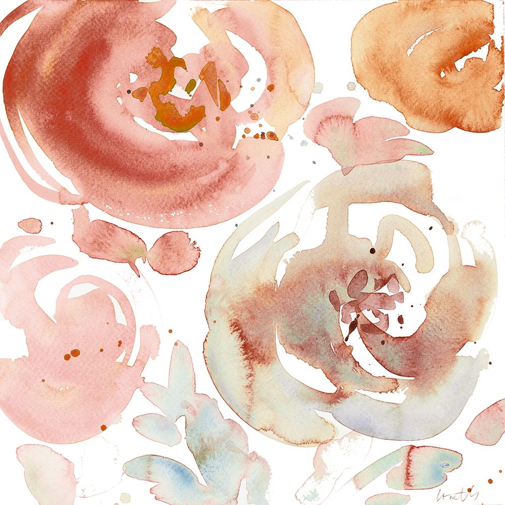 Gentle Blossoms of Pink I art print by Lanie Loreth for $57.95 CAD