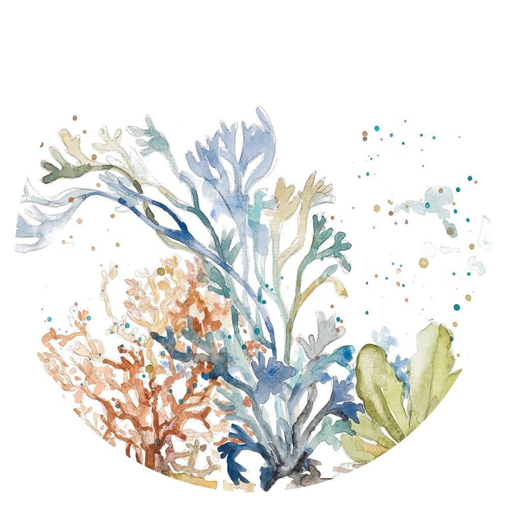 Under the Sea Plants Round art print by Patricia Pinto for $57.95 CAD