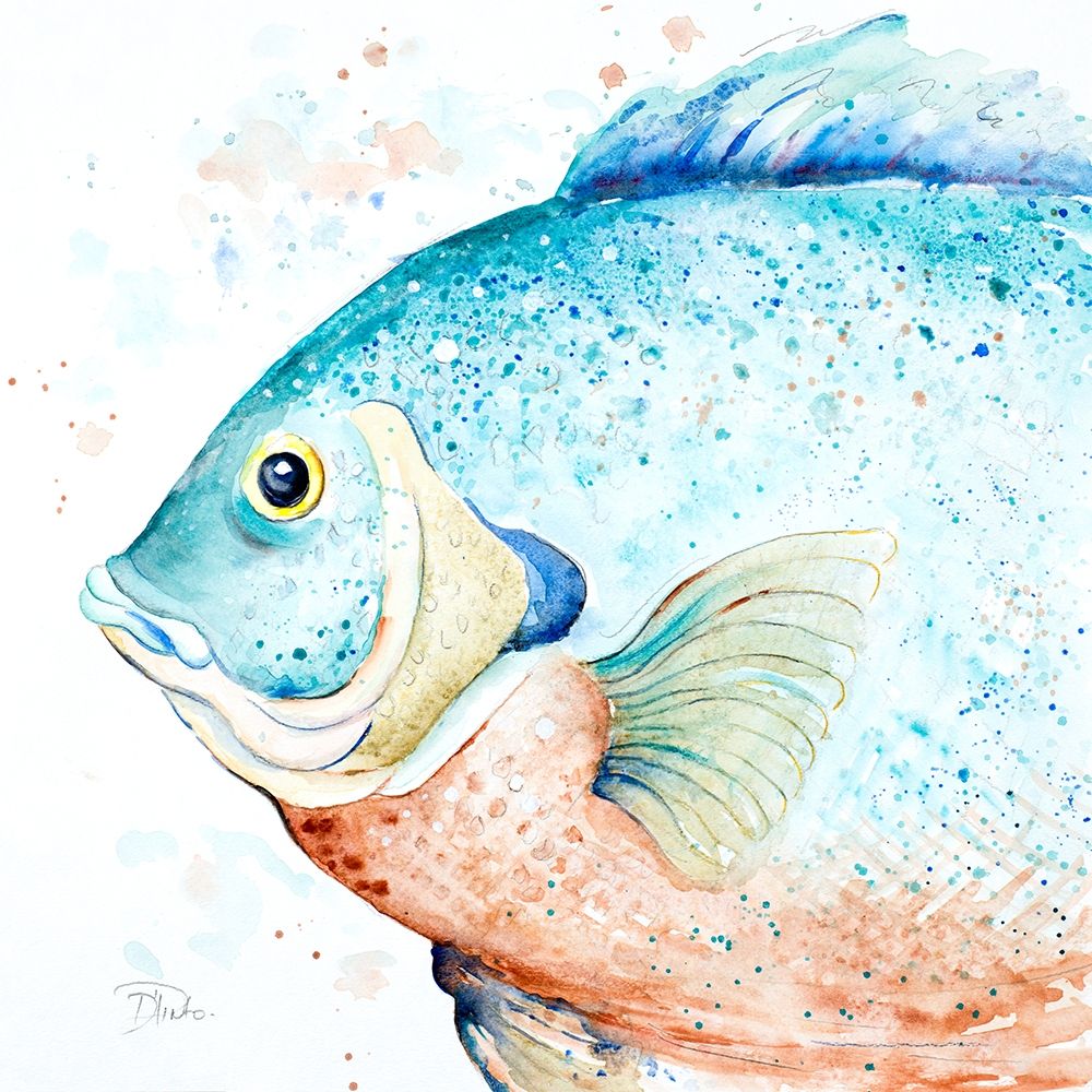 Water Fish art print by Patricia Pinto for $57.95 CAD
