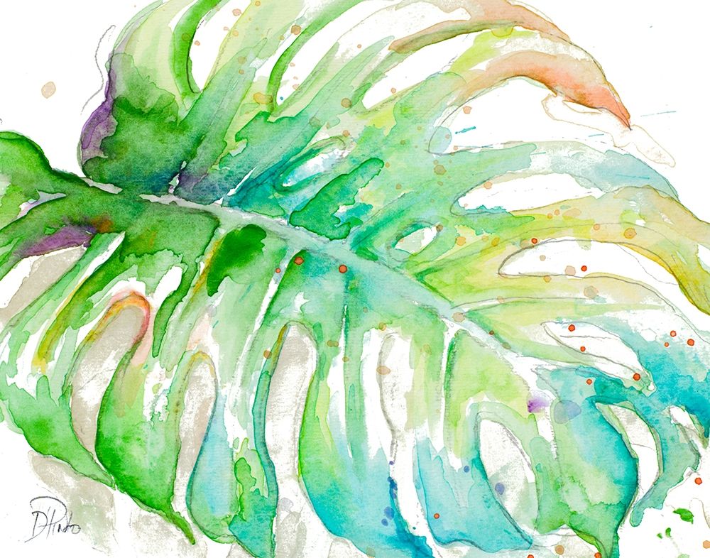 Zoomed Tropical Monstera art print by Patricia Pinto for $57.95 CAD
