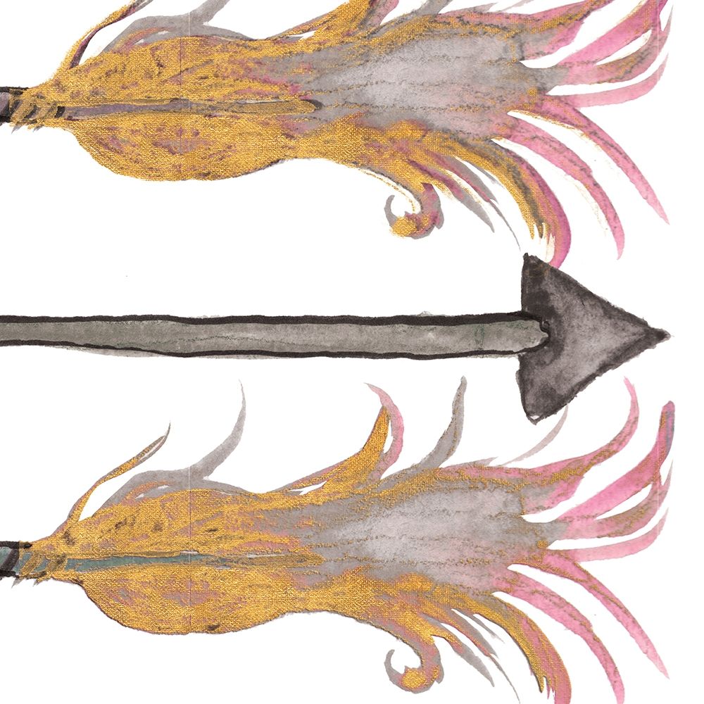 Feathers And Arrows II art print by Elizabeth Medley for $57.95 CAD