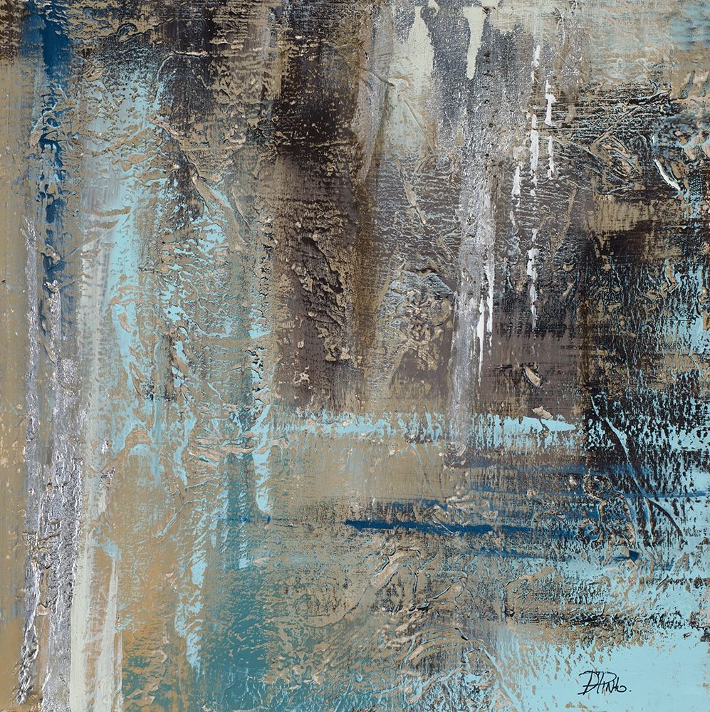 Abstract on Teal art print by Patricia Pinto for $57.95 CAD
