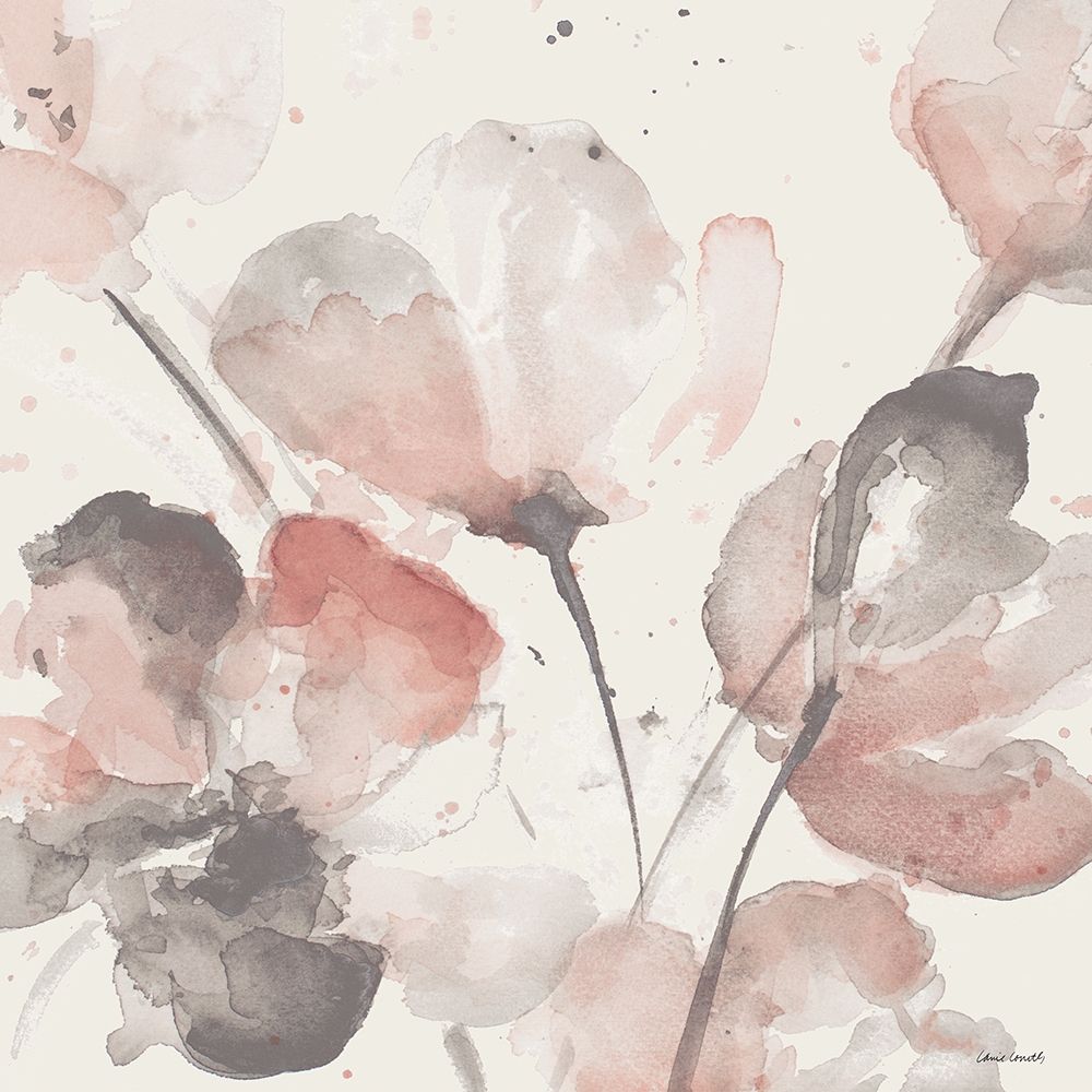 Neutral Pink Floral I art print by Lanie Loreth for $57.95 CAD