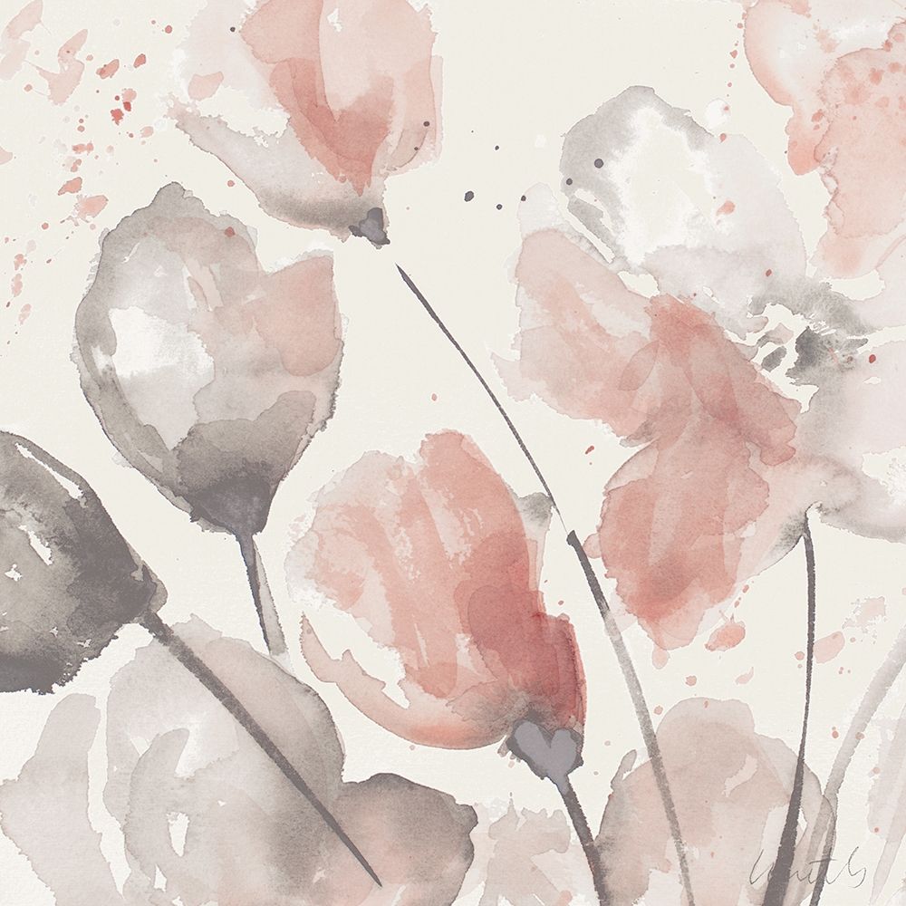 Neutral Pink Floral II art print by Lanie Loreth for $57.95 CAD