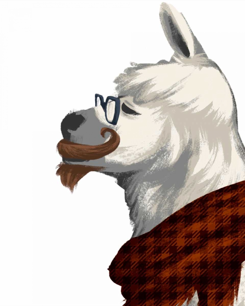Wise Llama art print by SD Graphics Studio for $57.95 CAD