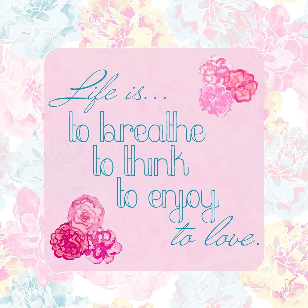 Faith and Love Floral II art print by Nola James for $57.95 CAD