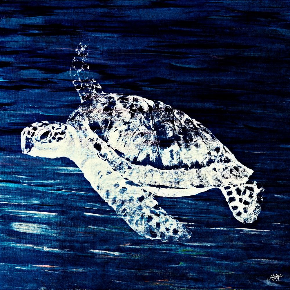Swim Along I art print by Julie DeRice for $57.95 CAD
