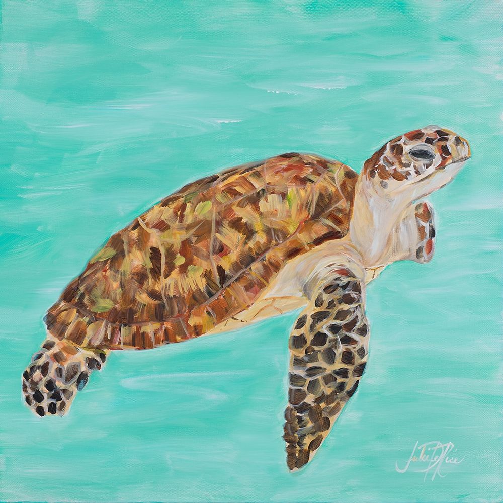Sea Turtle I art print by Julie DeRice for $57.95 CAD