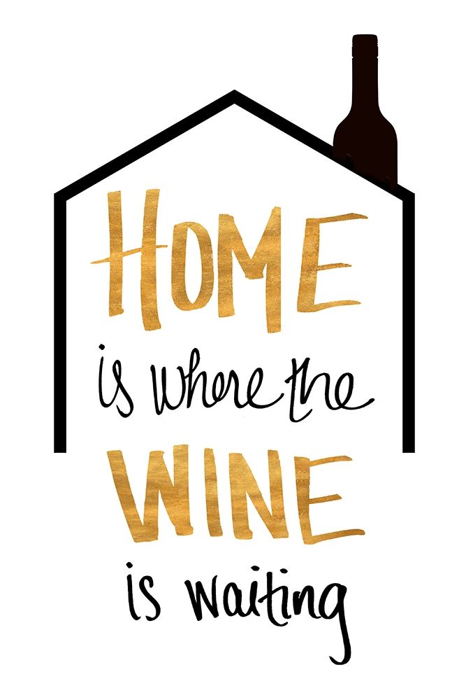 Wine is Waiting art print by SD Graphics Studio for $57.95 CAD