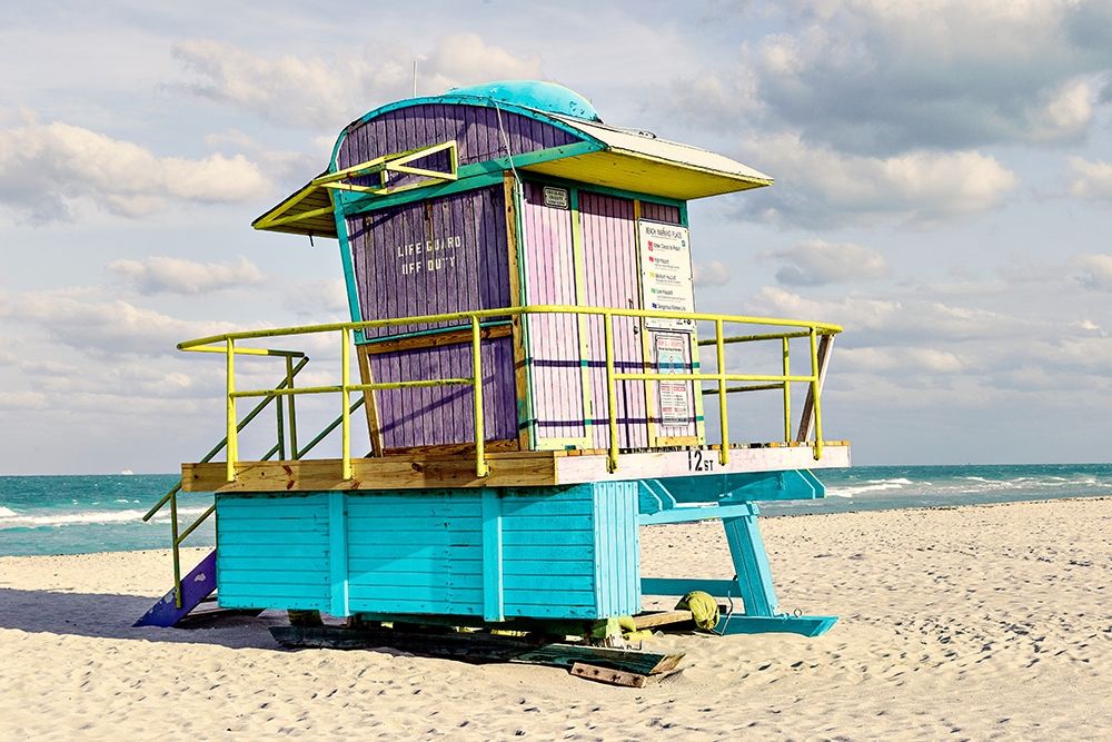 12th Street Lifeguard art print by Shelley Lake for $57.95 CAD