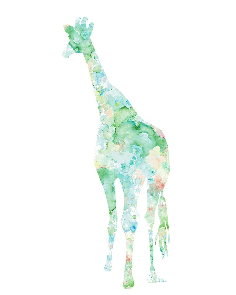 Flowers in Giraffe art print by Patricia Pinto for $57.95 CAD