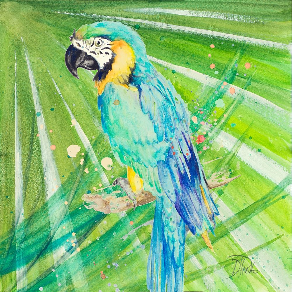 Colorful Parrot art print by Patricia Pinto for $57.95 CAD