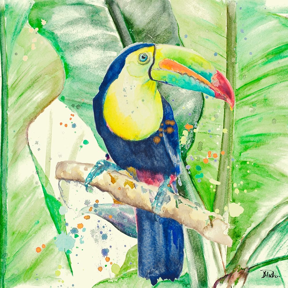 Colorful Toucan art print by Patricia Pinto for $57.95 CAD
