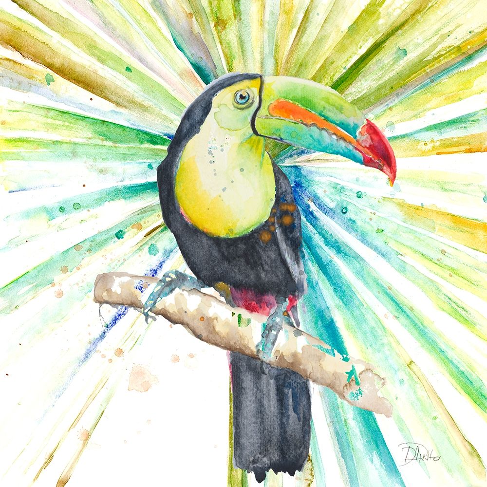 Bright Tropical Toucan art print by Patricia Pinto for $57.95 CAD
