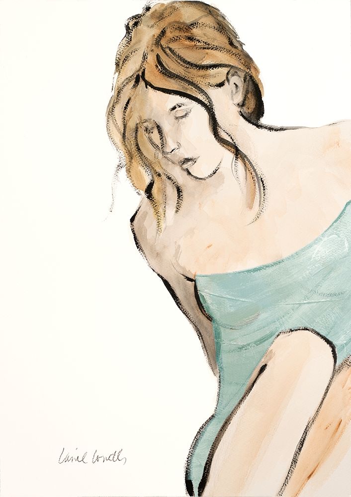 Contemplative Woman II art print by Lanie Loreth for $57.95 CAD