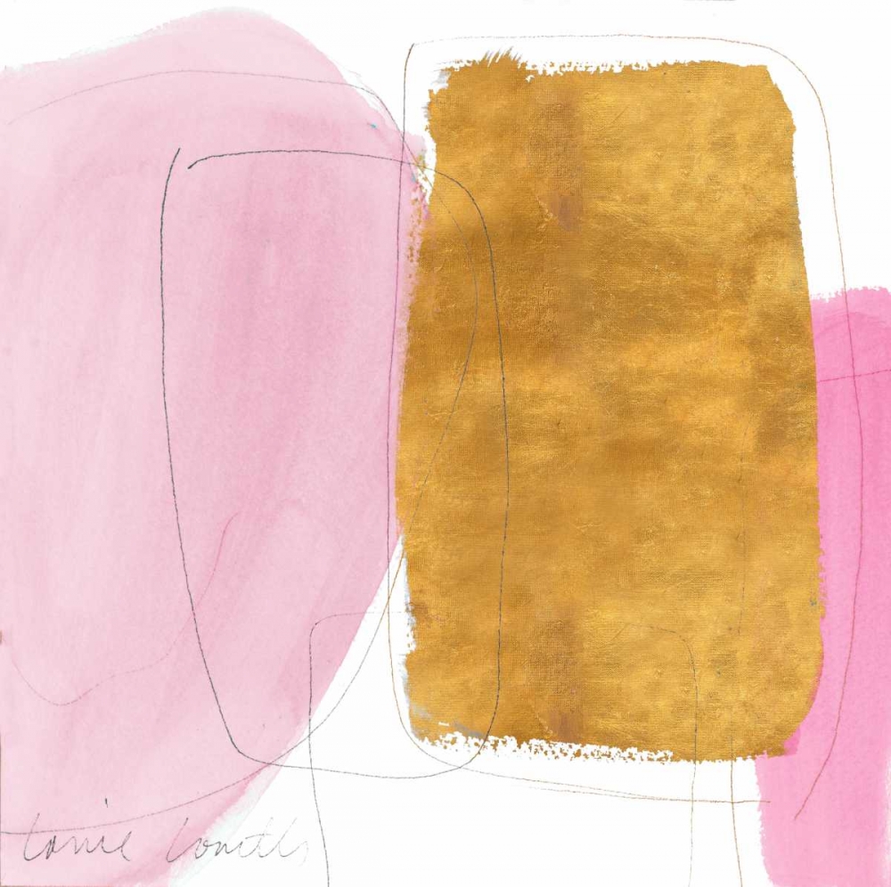 Blushing Gold I art print by Lanie Loreth for $57.95 CAD