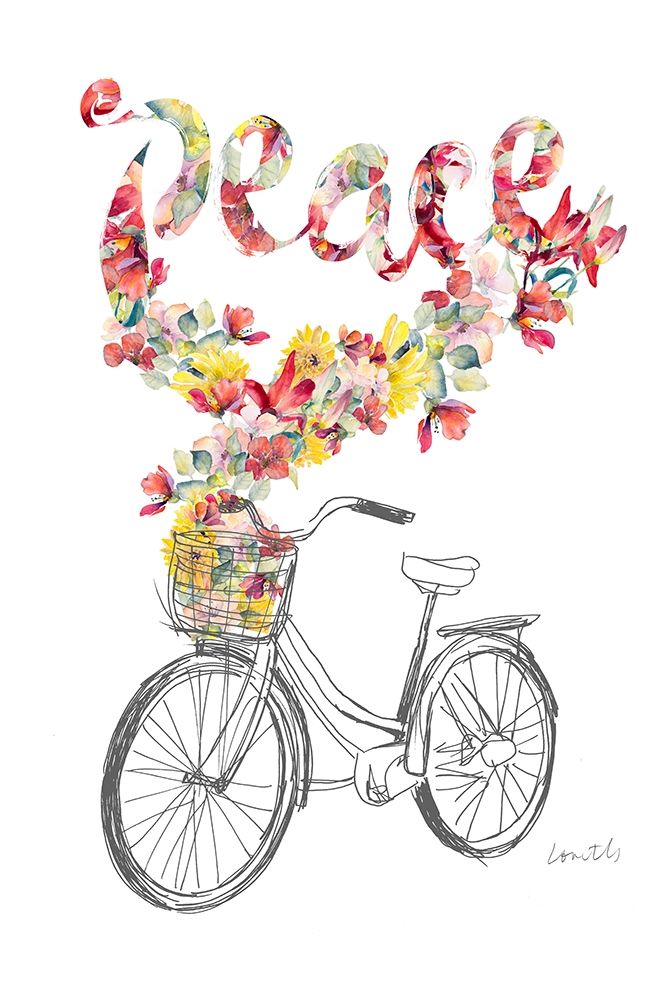 Love and Peace II art print by Lanie Loreth for $57.95 CAD