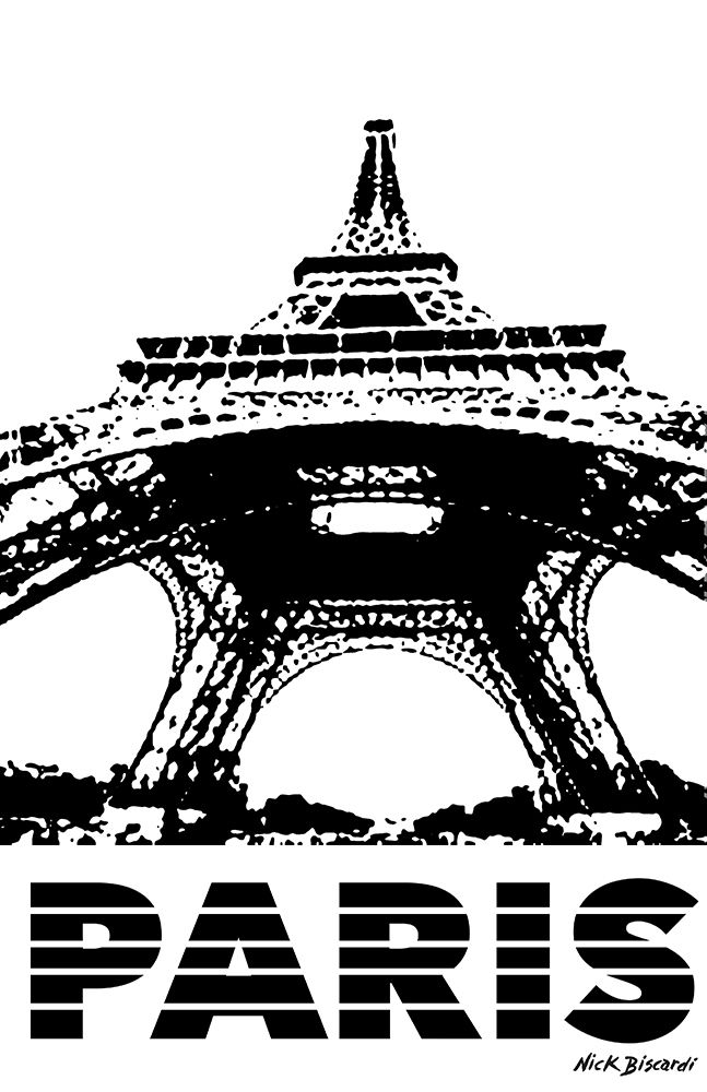 Modern Paris I art print by Nicholas Biscardi for $57.95 CAD
