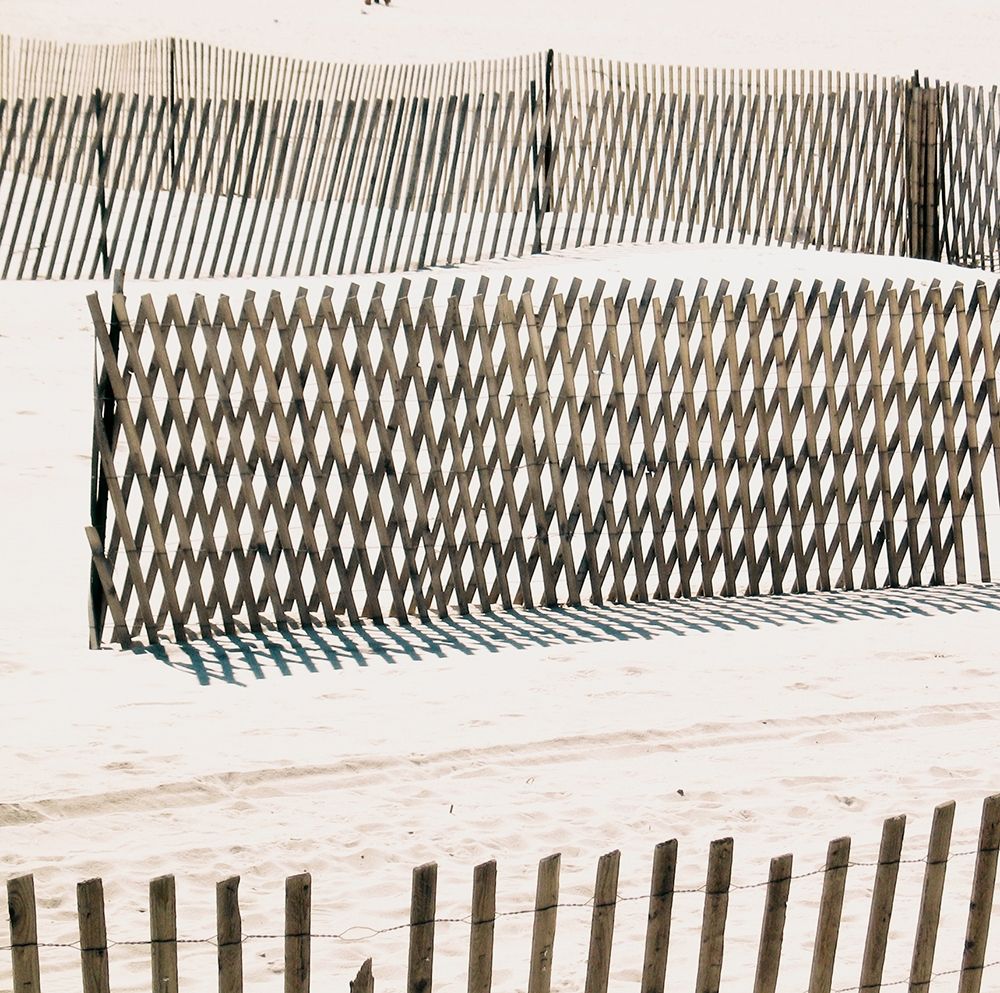 Beach Fence II art print by Nicholas Biscardi for $57.95 CAD