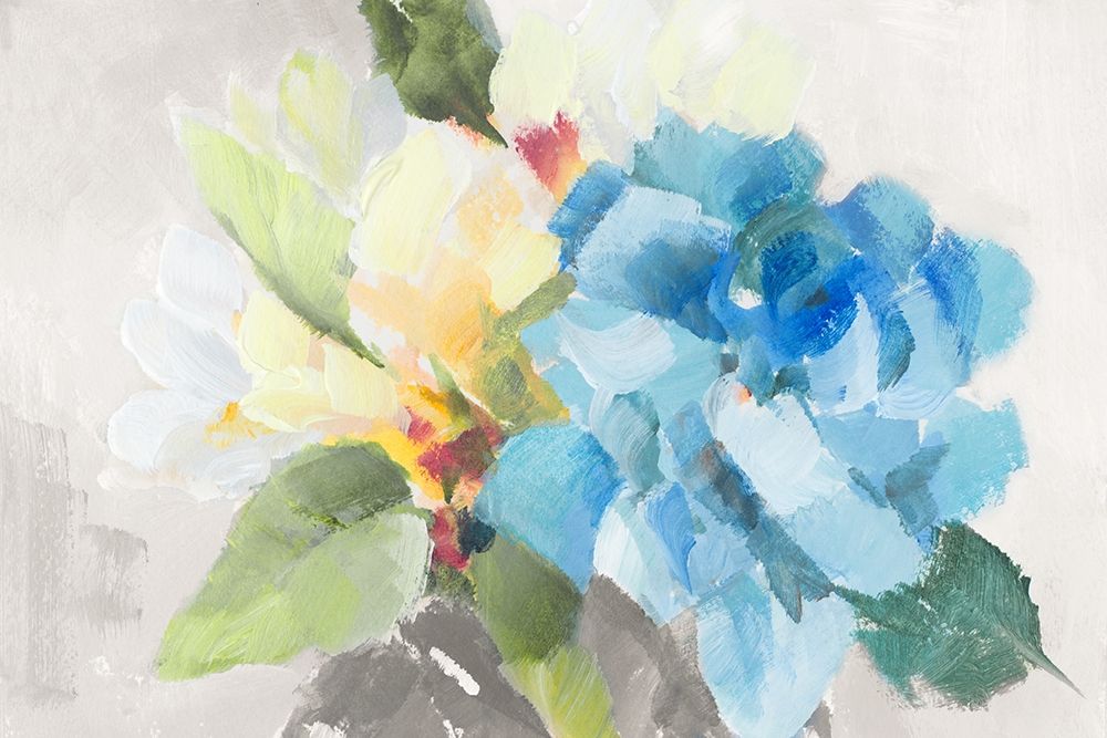 Mid Summer Bloom Blues I art print by Lanie Loreth for $57.95 CAD