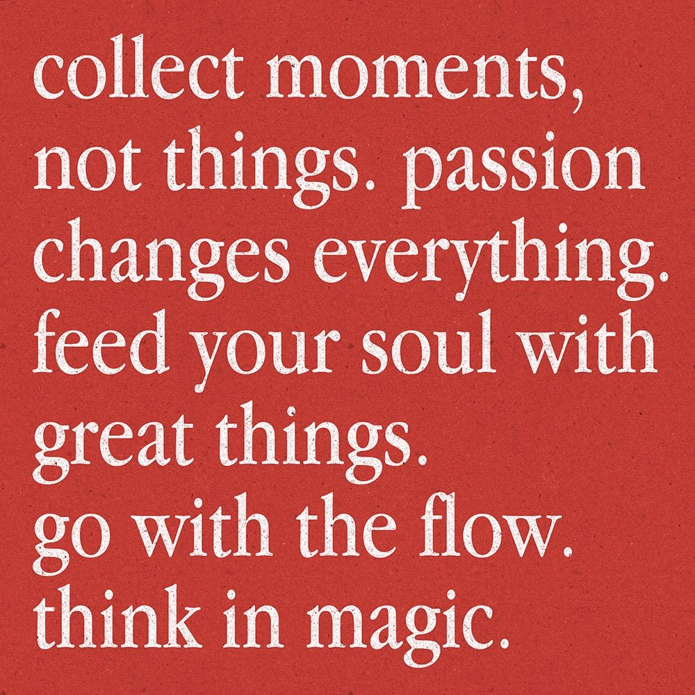 Collect Moments On Red art print by SD Graphics Studio for $57.95 CAD