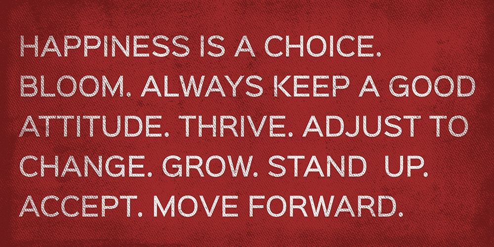 Happiness Is A Choice art print by SD Graphics Studio for $57.95 CAD