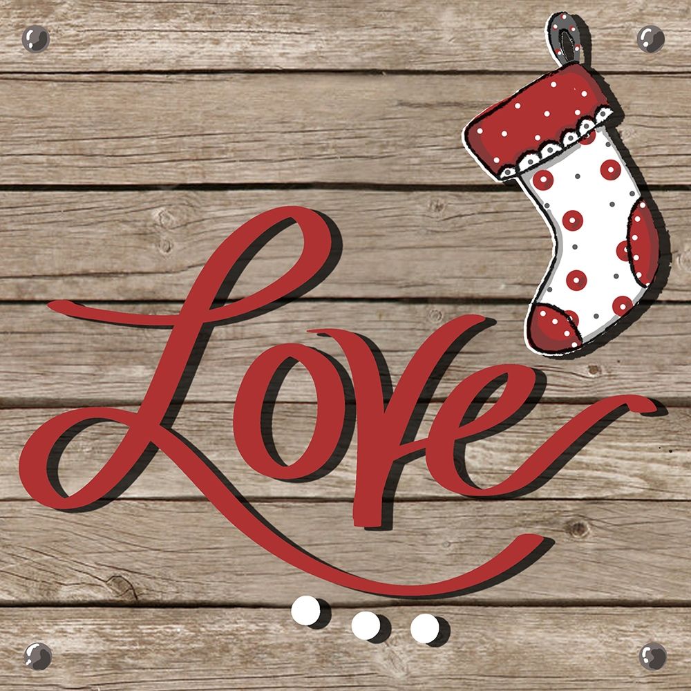Holiday Feelings on Wood II art print by Deidre Mosher for $57.95 CAD
