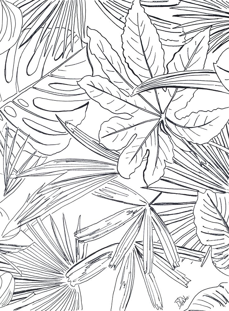 Tropical Leaves art print by Patricia Pinto for $57.95 CAD