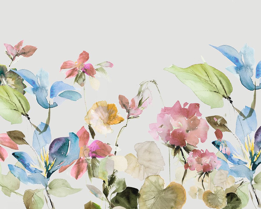 Geranium Garden II art print by Lanie Loreth for $57.95 CAD