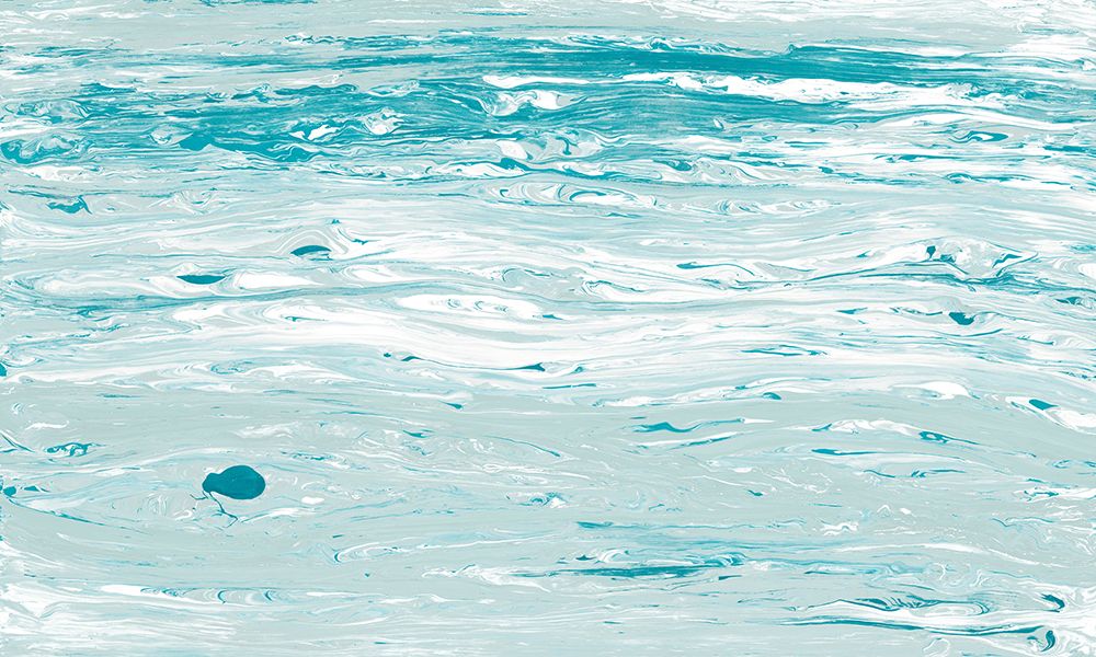 Blue Elemental Flow art print by Hugo Edwins for $57.95 CAD