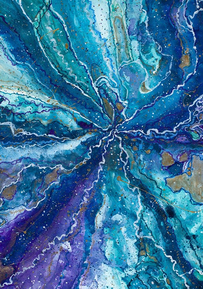 Galactical Blues art print by Amaya for $57.95 CAD