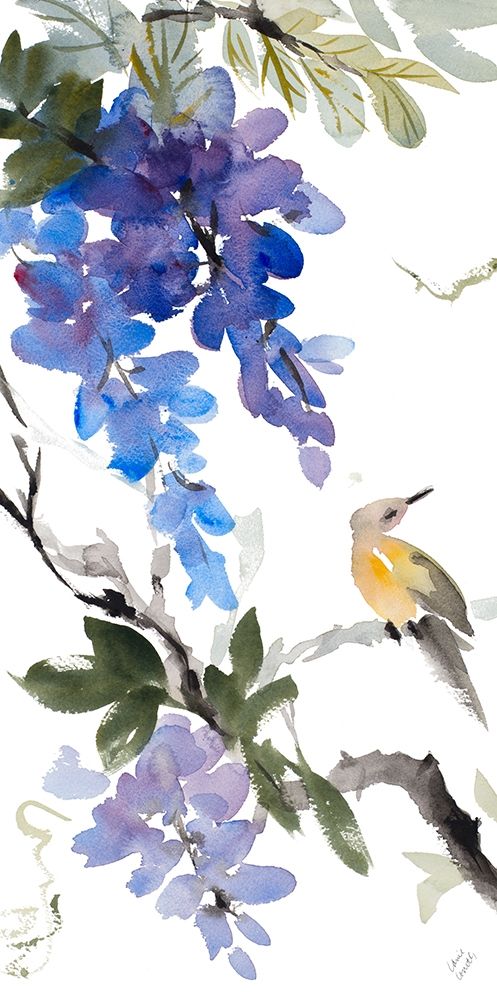East of Full Moon Wisteria art print by Lanie Loreth for $57.95 CAD