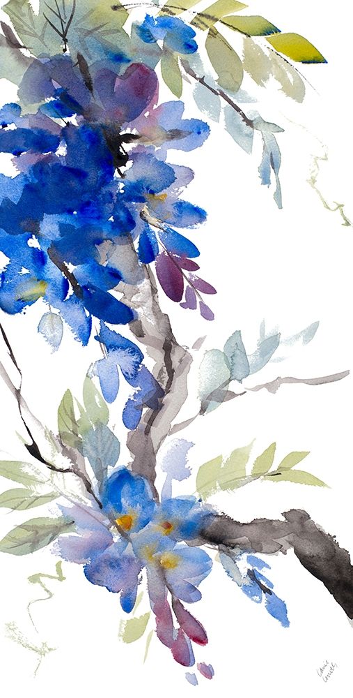 Peaceful Wisteria art print by Lanie Loreth for $57.95 CAD