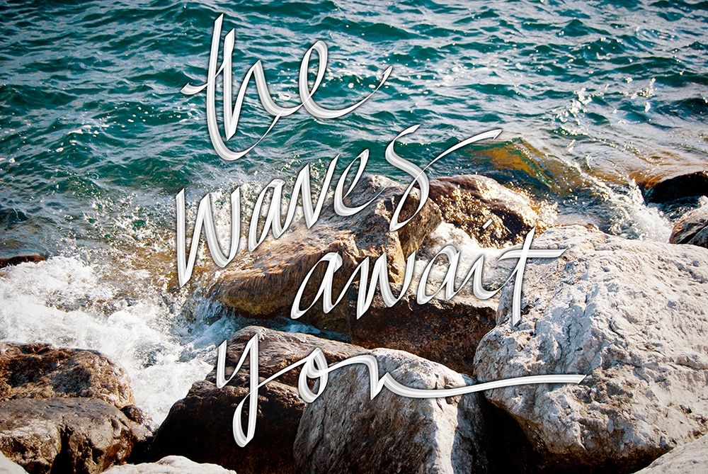 Wave Crashes art print by Kali Wilson for $57.95 CAD