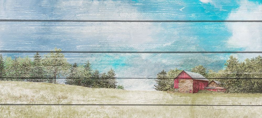 Countryside Town Farm art print by James Redding for $57.95 CAD
