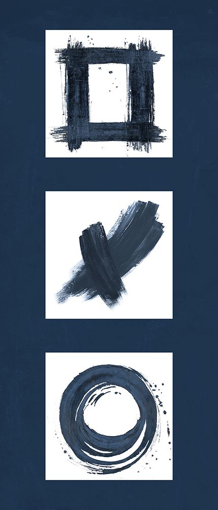 Navy Sign Trio II art print by Patricia Pinto for $57.95 CAD