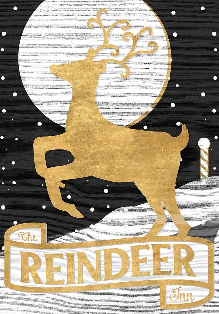 Winter Lodge Sign II art print by Andi Metz for $57.95 CAD
