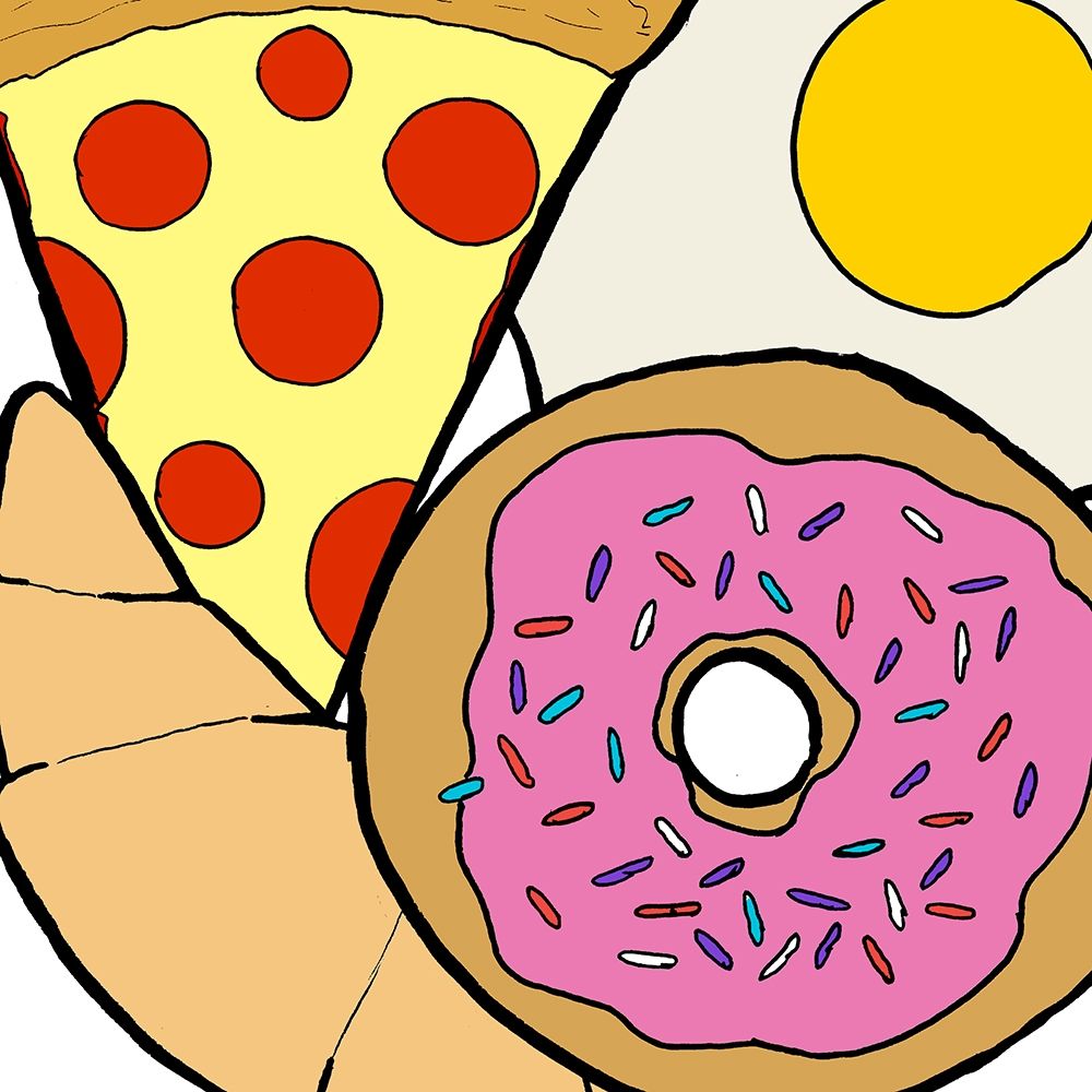 Snack Food art print by Hugo Edwins for $57.95 CAD
