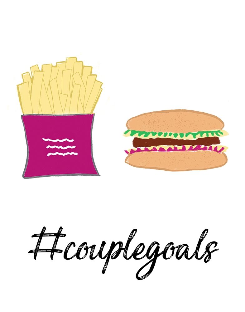 Hashtag Couplegoals art print by Hugo Edwins for $57.95 CAD