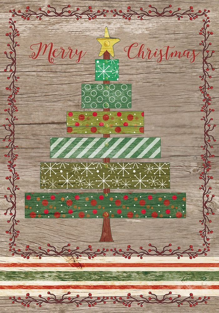 Wooden Christmas II art print by Andi Metz for $57.95 CAD