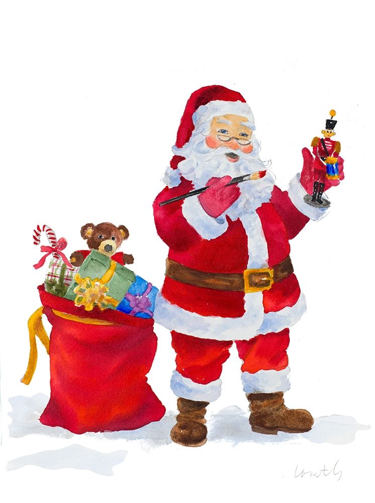 Workshop Santa art print by Lanie Loreth for $57.95 CAD