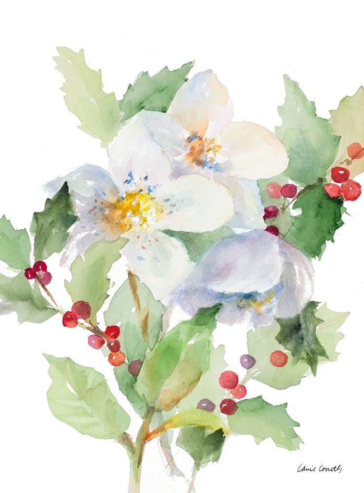 Christmas Bouquet I art print by Lanie Loreth for $57.95 CAD