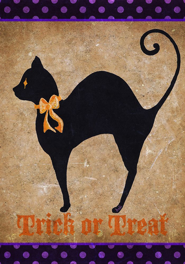Trick Or Treat Cat art print by Andi Metz for $57.95 CAD