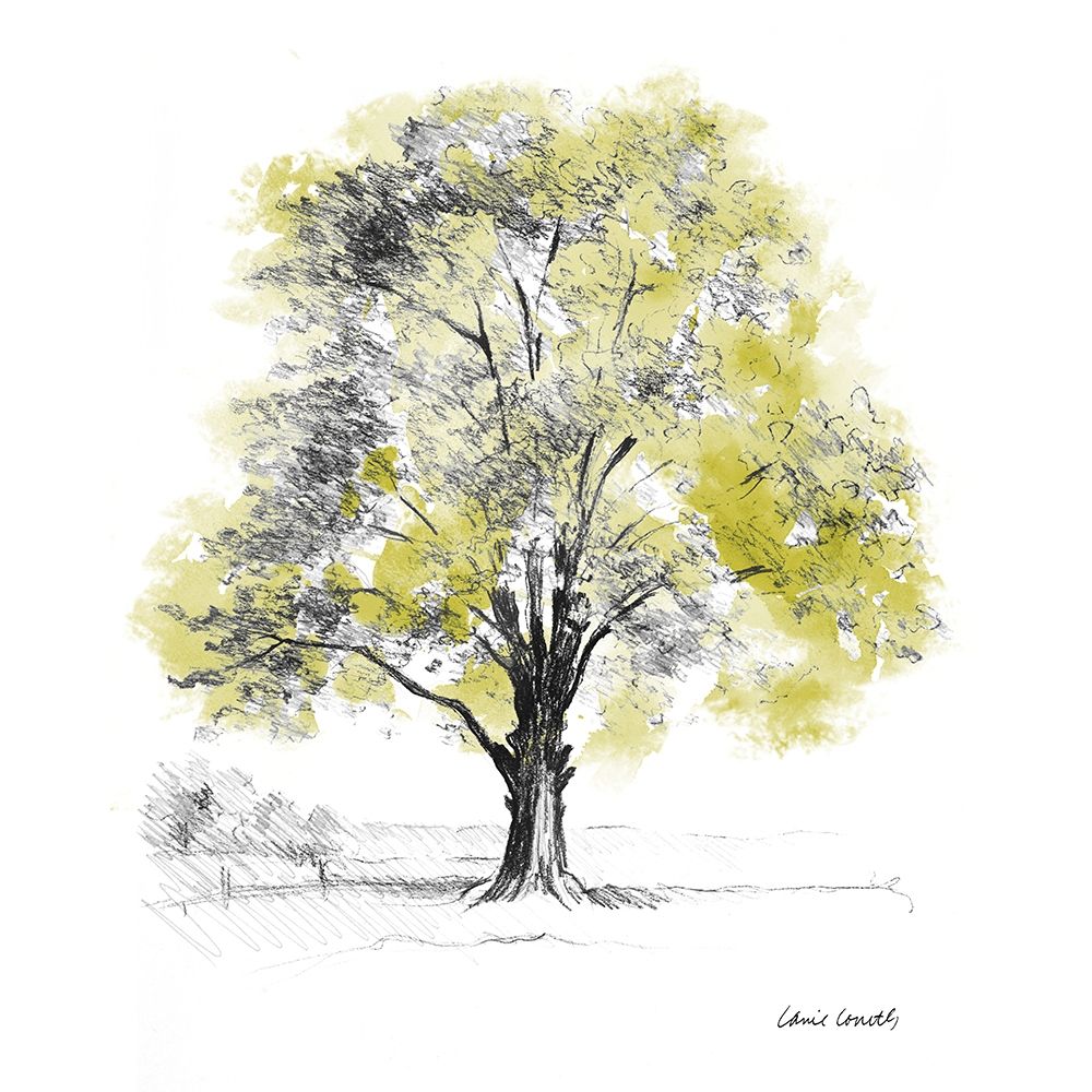 Tree with Green Leaves I art print by Lanie Loreth for $57.95 CAD