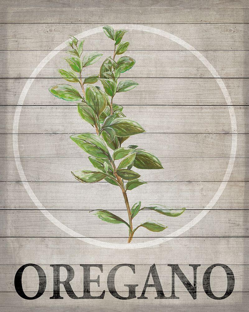 Fresh Herbs on Wood V art print by Diannart for $57.95 CAD