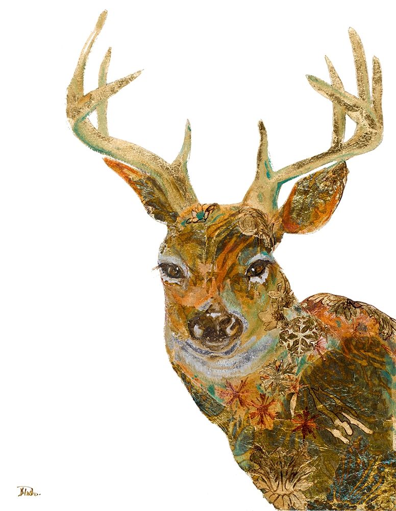 Retro Deer art print by Patricia Pinto for $57.95 CAD