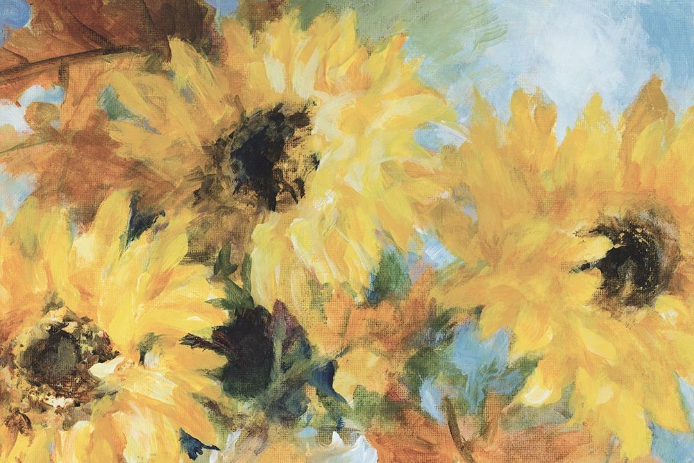 Quiet Breezy Sunflowers art print by Lanie Loreth for $57.95 CAD