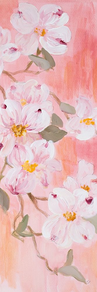Simply Dogwood Panel I art print by Lanie Loreth for $57.95 CAD